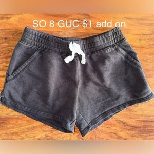 SO Kids Black Athletic Shorts